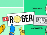 Waze与网球传奇人物罗杰费德勒合作提供全新的驾驶体验