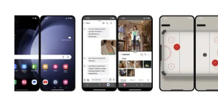 三星ZFold5最新宣传同时支持两部iPhone