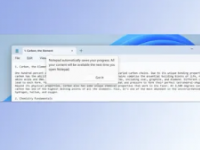 Windows11测试记事本自动保存和更好的截图工具