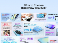 采用HelioG99的BlackviewShark8Android13智能手机亮相配备6.78英寸FHD+120Hz显示屏