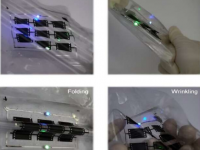 激光精密制造的橡胶类可拉伸储能装置
