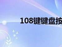 108键键盘按键布局及功能一览表
