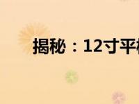 揭秘：12寸平板电脑长宽尺寸大解析