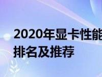 2020年显卡性能天梯排行榜：最新显卡性能排名及推荐