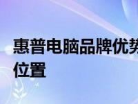 惠普电脑品牌优势及其在竞争激烈的市场中的位置