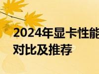2024年显卡性能排行榜揭晓：高端显卡性能对比及推荐