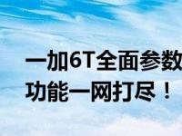 一加6T全面参数解析：性能、外观、拍照等功能一网打尽！