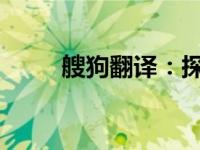 艘狗翻译：探索语言界限的新技术