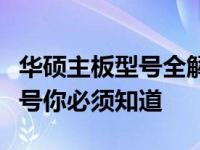 华硕主板型号全解析：从入门到高端，这些型号你必须知道